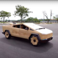 Elon Musk Reacts to a Man Who Built a Fully Functional Cybertruck Out of Wood