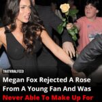 Megan Fox rejected a rose from a young fan—and could not make it right after he was identified.