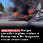 Multiple people were injured as a plane crashed in suburban Pennsylvania.