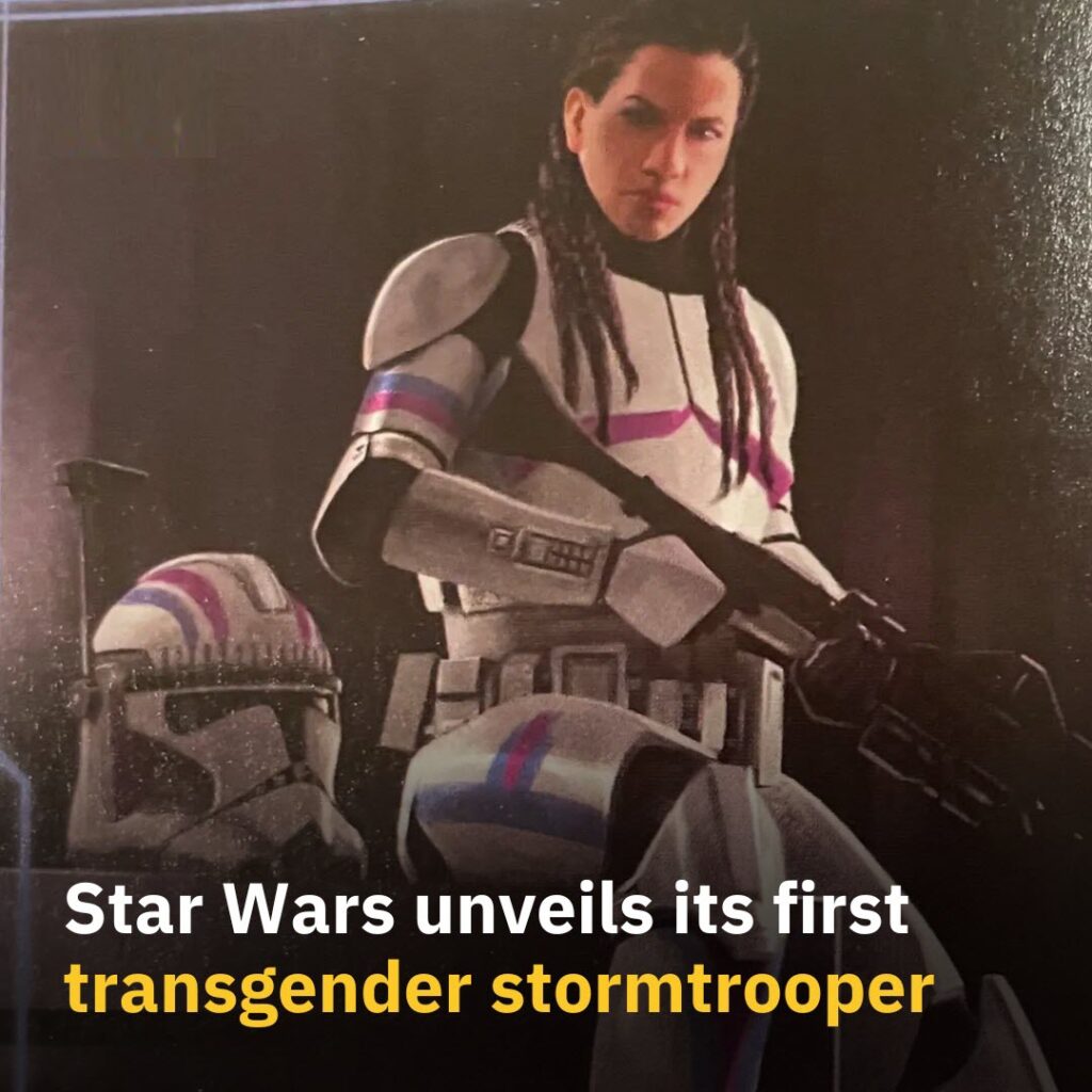 Star Wars introduces the first transgender stormtrooper: a groundbreaking step for representation.