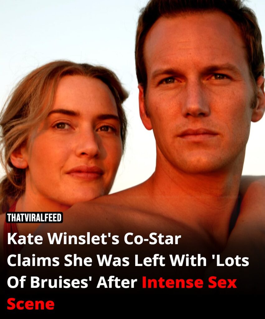 Patrick Wilson reveals Kate Winslet got ‘plenty of bruises’ while filming an intense scene.