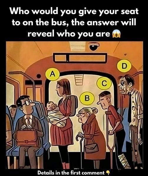 Bus seat dilemma reveals surprising aspect of your personality