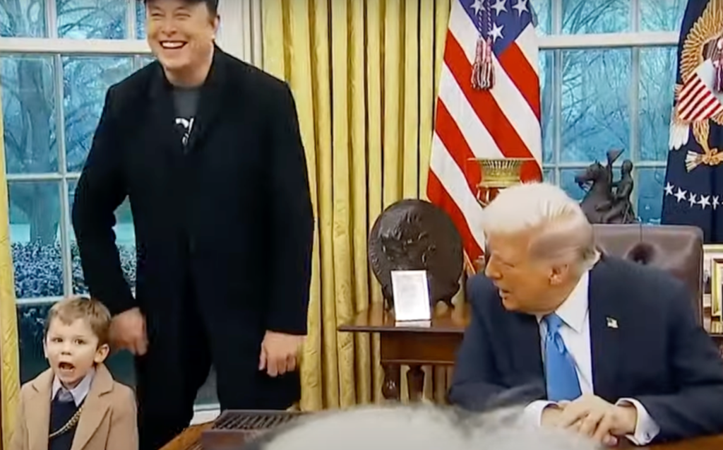 Donald Trump Replaces White House Desk After Elon Musk’s Son’s Mischief During Visit