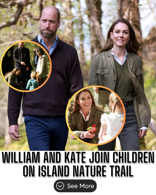 William and Kate Explore Nature with Children on Isle of Mull