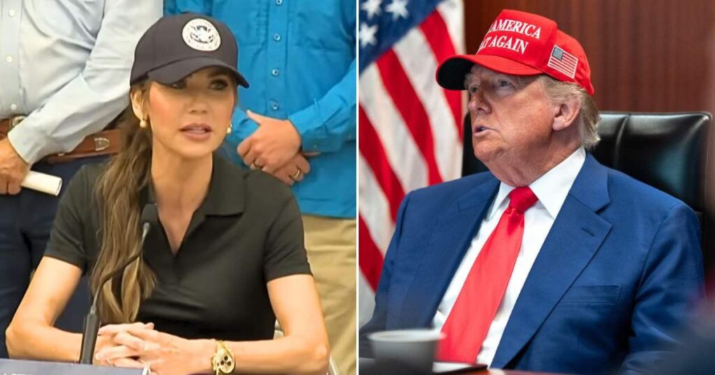 Kristi Noem: Trump Will ‘Reform Ancient Weather System’ After Texas Flood Alert Failures