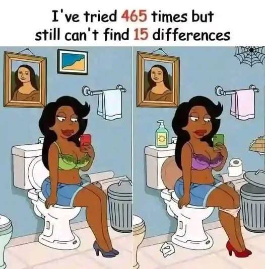 Test: Only a person with a high IQ can find the 15 differences